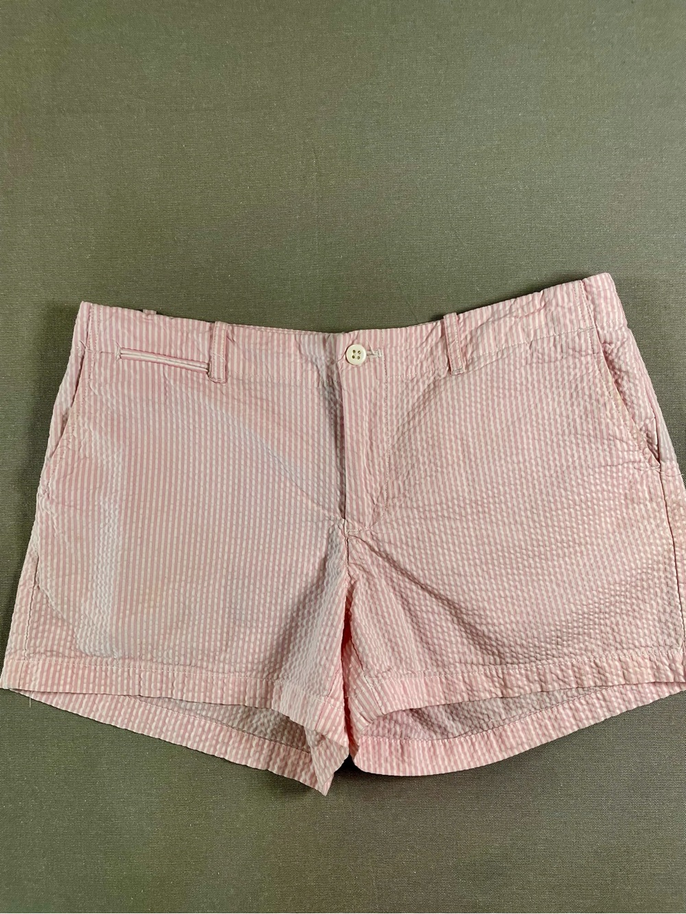 Ralph Lauren Pink Seersucker Shorts